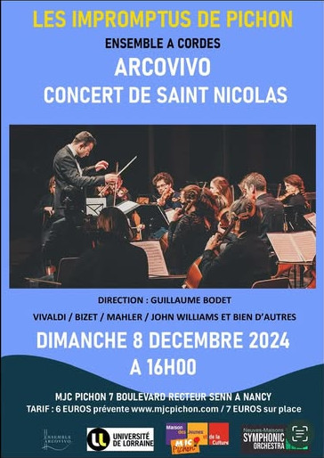Affiche du concert Concert de la Saint Nicolas